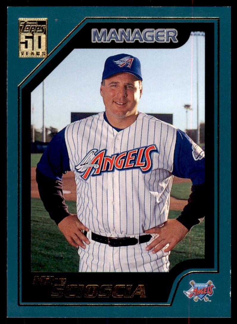 2001 Topps Mike Scioscia . Anaheim Angels #324
