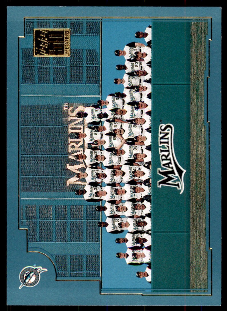 2001 Topps 2000 Florida marlins . Marlins #763