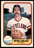 1981 Fleer. Wayne Garland . Cleveland Indians #394