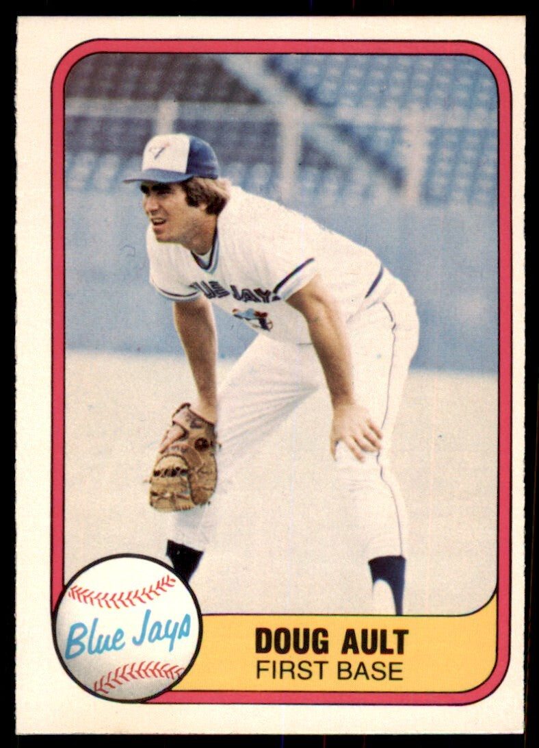 1981 Fleer Doug Ault . Toronto Blue Jays #424