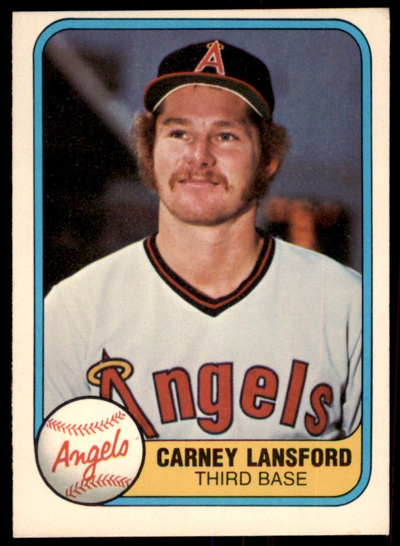 1981 Fleer Baseball Carney Lansford Angels #270