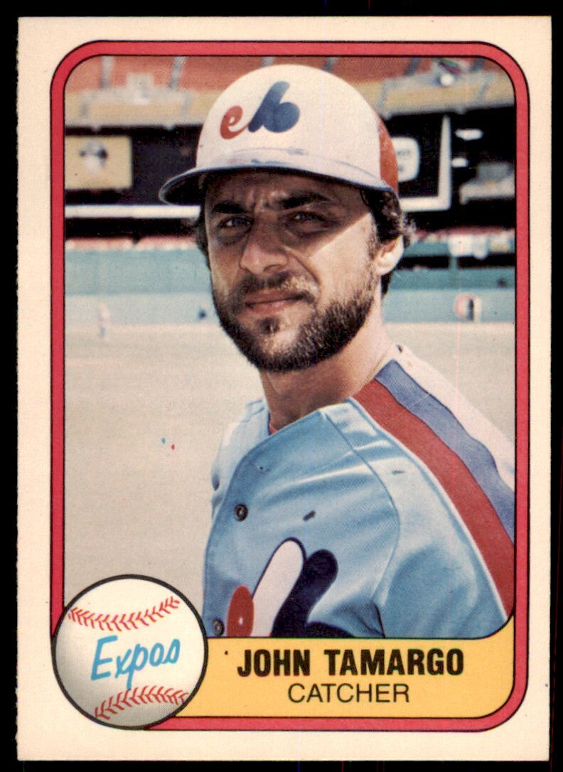 1981 Fleer. John Tamargo Expos #152