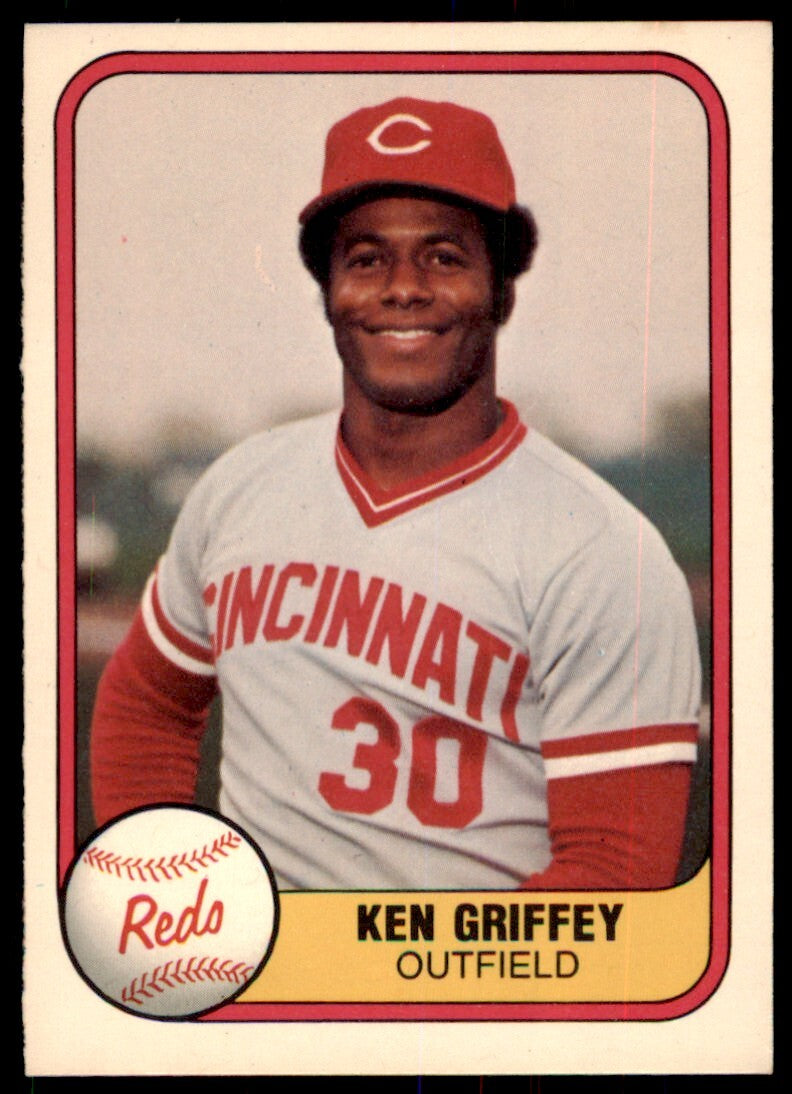 1981 Fleer Ken Griffey . Cincinnati Reds #199