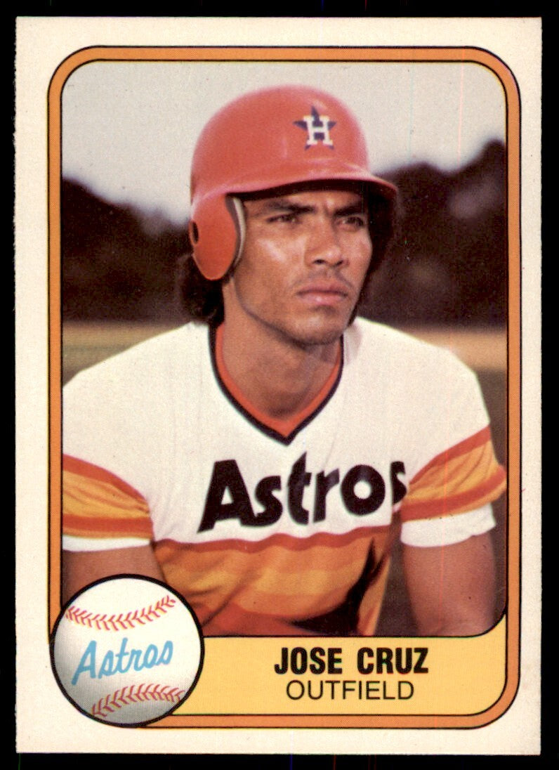 1981 Fleer Jose Cruz Houston Astros #60