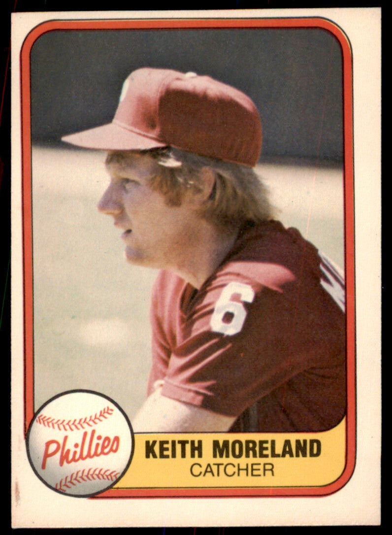 1981 Fleer. Keith Moreland Rookie . Phillies #13