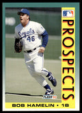 1992 Fleer Bob Hamelin Baseball Card Kansas City Royals #672
