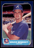 1986 Fleer Bruce Benedict Baseball Cards #509