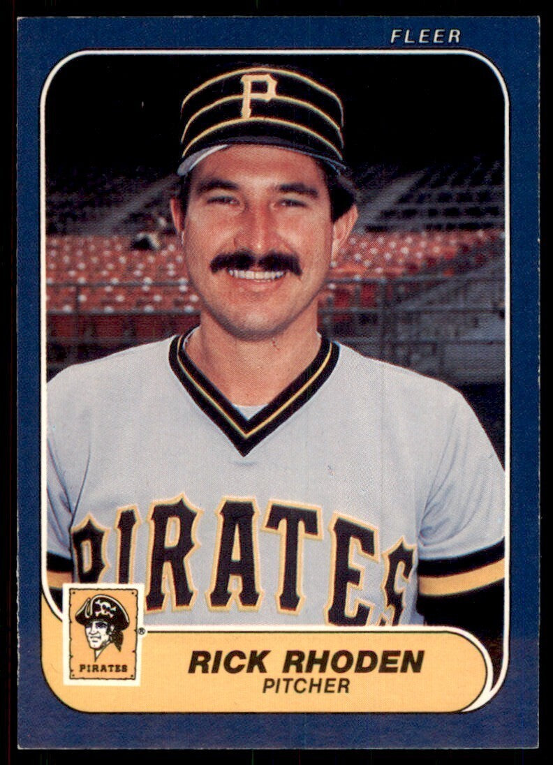 1986 Fleer Rick Rhoden Baseball Cards #620