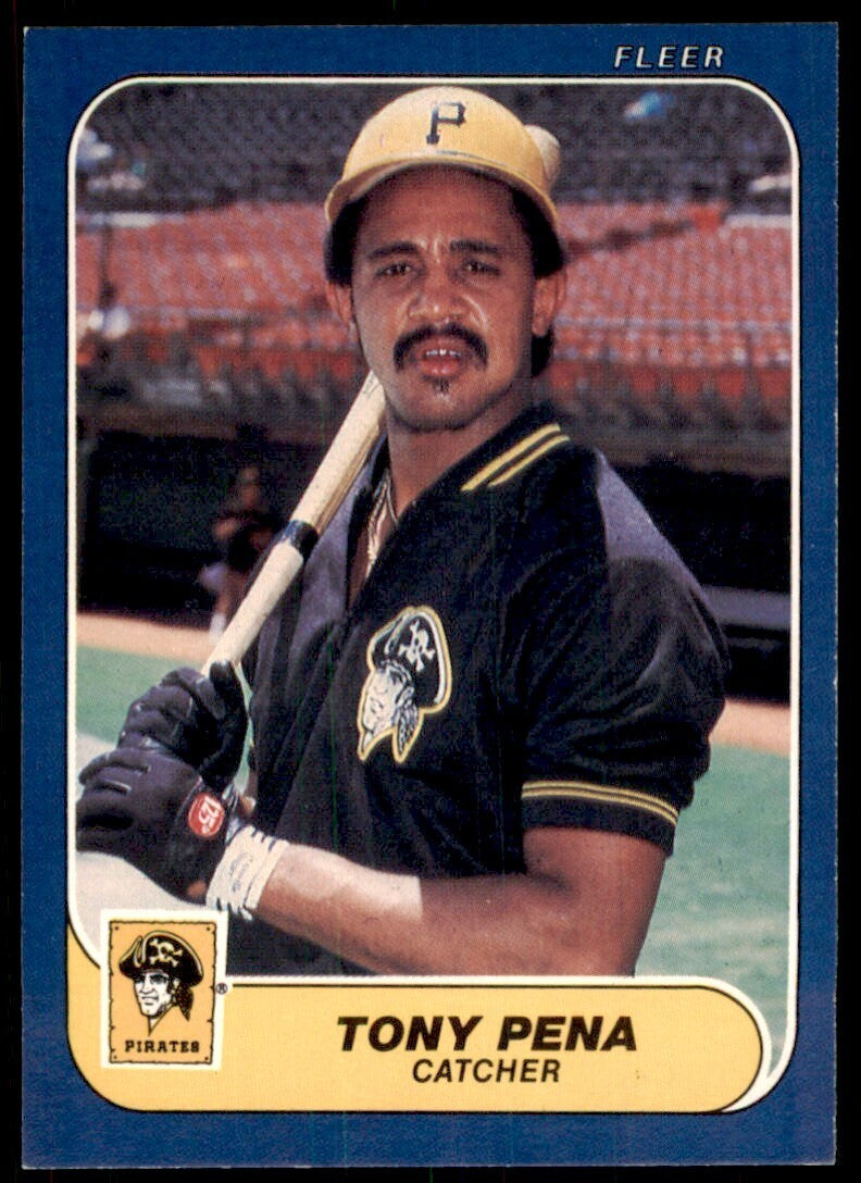 1986 Fleer Tony Pena Baseball Cards #616