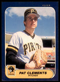 1986 Fleer Pat Clements Baseball Cards #606