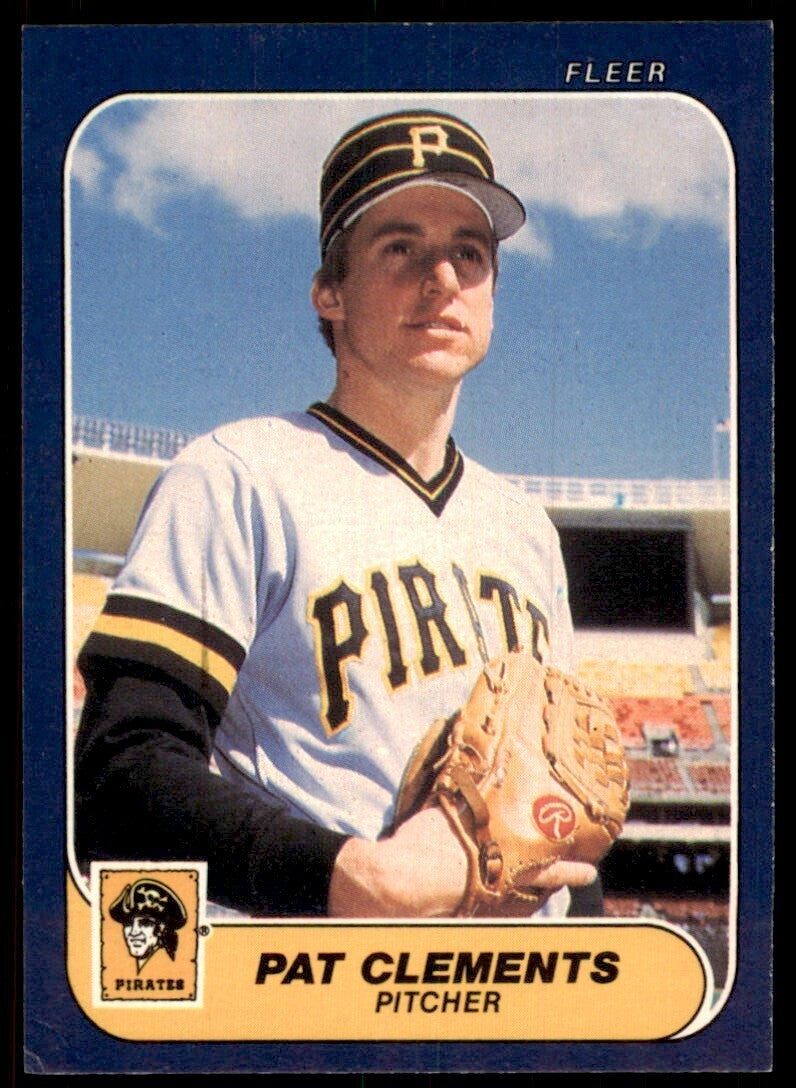 1986 Fleer Pat Clements Baseball Cards #606