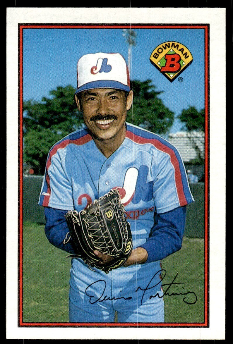 1989 Bowman Baseball Card Denny Martinez AA Montreal Expos #359