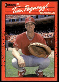 1990 Donruss Baseball Card Tom Pagnozzi St. Louis Cardinals #591