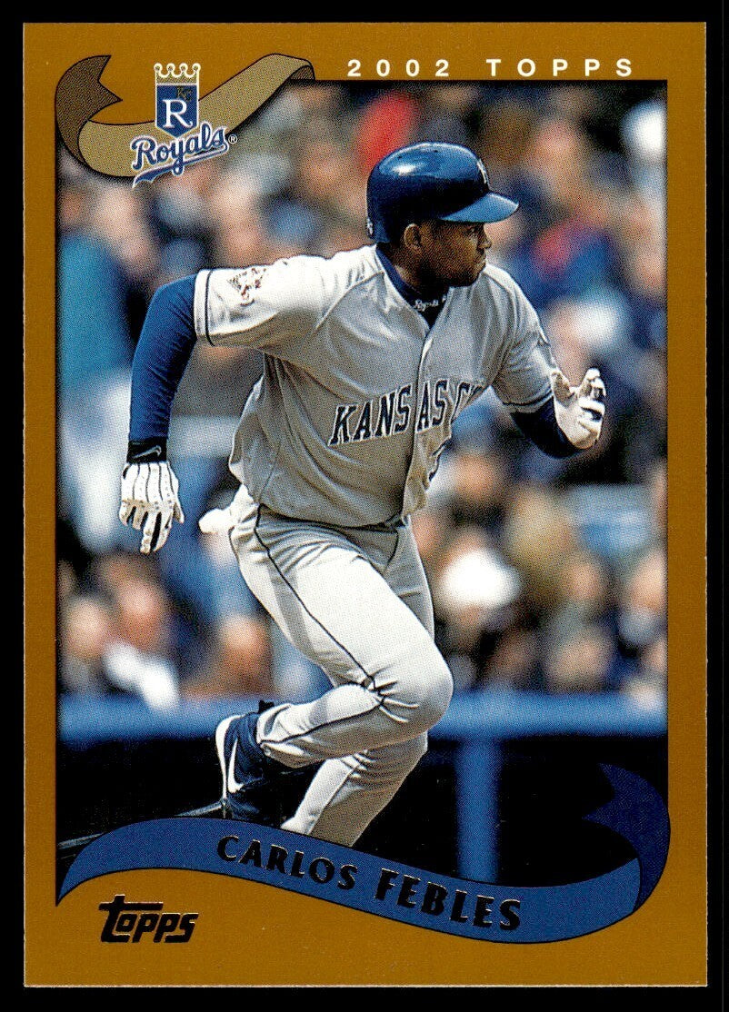 2002 Topps Baseball Card Carlos Febles Kansas City Royals #256