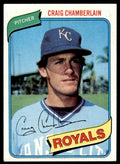 1980 TOPPS CRAIG CHAMBERLAIN ROOKIE .KANSAS CITY ROYALS #417