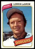 1980 TOPPS LERRIN LAGROW . LOS ANGELES DODGERS #624