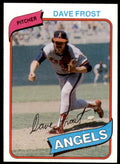 1980 TOPPS DAVE FROST . CALIFORNIA ANGELS #423