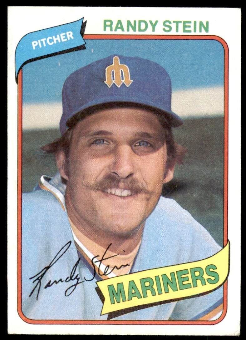 1980 TOPPS RANDY STEIN . SEATTLE MARINERS #613