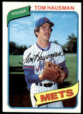 1980 TOPPS TOM HAUSMAN . NEW YORK METS #151