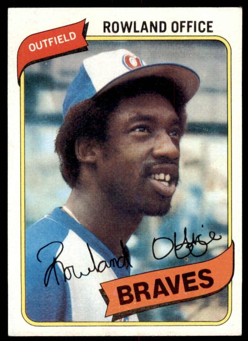 1980 TOPPS ROWLAND OFFICE . ATLANTA BRAVES #39