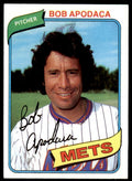 1980 TOPPS BOB APODACA . NEW YORK METS #633