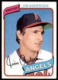 1980 TOPPS JIM ANDERSON . CALIFORNIA ANGELS #183