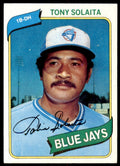1980 TOPPS TONY SOLAITA . TORONTO BLUE JAYS #407