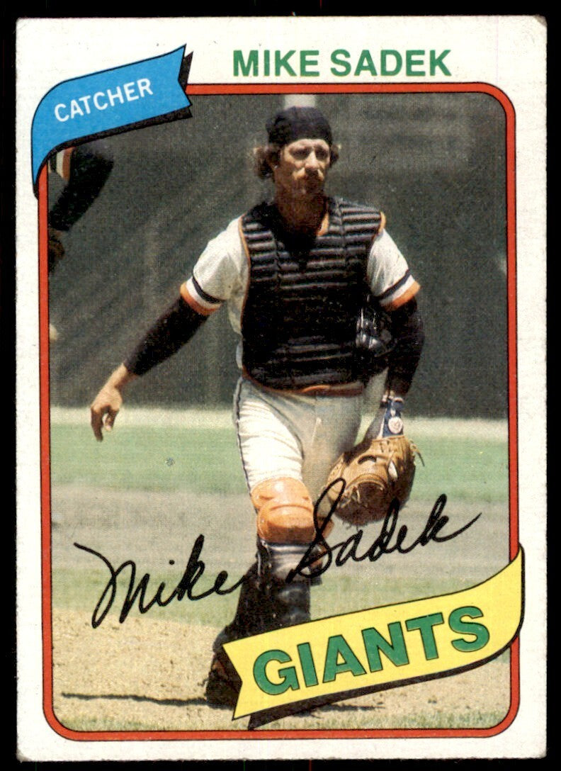 1980 TOPPS MIKE SADEK . SAN FRANCISCO GIANTS #462