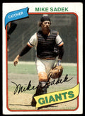 1980 TOPPS MIKE SADEK . SAN FRANCISCO GIANTS #462