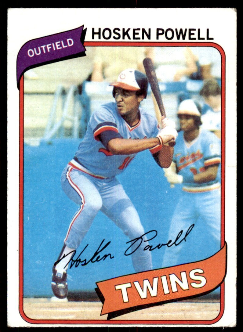 1980 TOPPS HOSKEN POWELL . MINNESOTA TWINS #471
