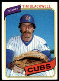 1980 TOPPS TIM BLACKWELL . CHICAGO CUBS #153
