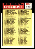 1986 TOPPS TRADED CHECKLIST . #132T