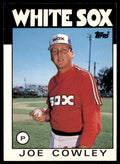1986 TOPPS TRADED JOE COWLEY . CHICAGO WHITE SOX #29T