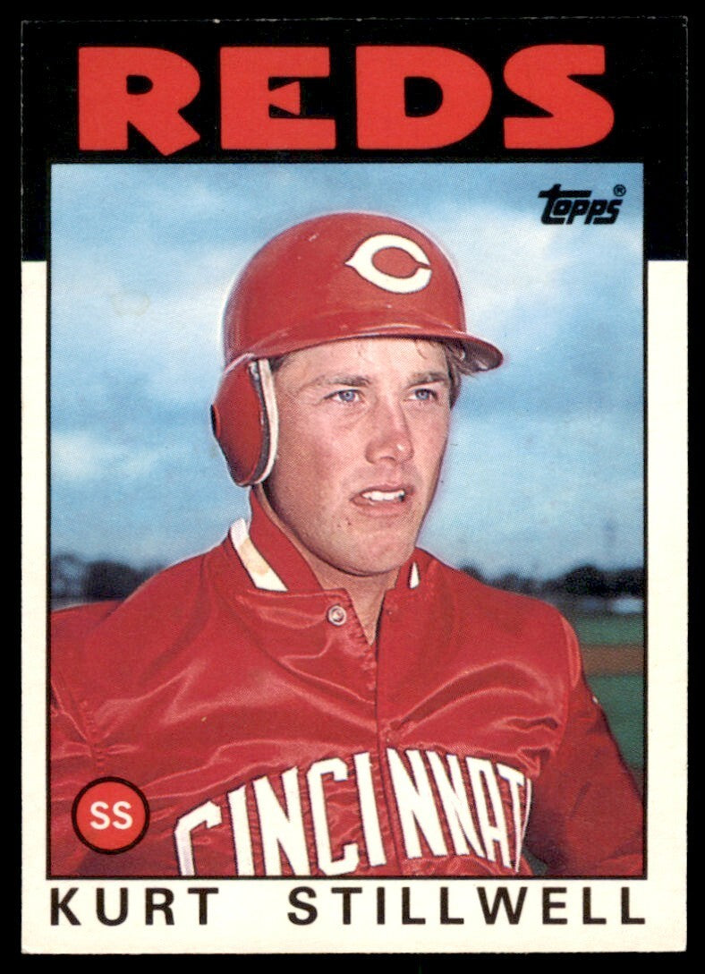 1986 TOPPS TRADED KURT STILLWELL . CINCINNATI REDS #104T