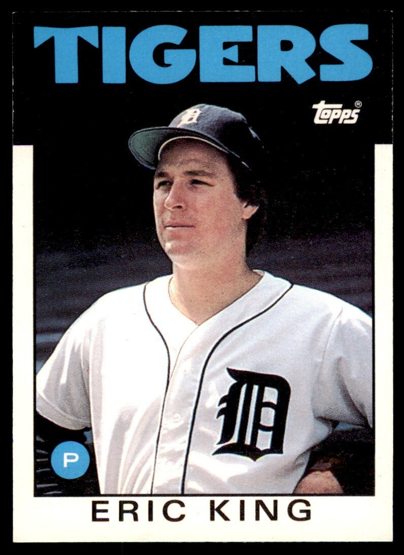 1986 TOPPS TRADED ERIC KING . DETROIT TIGERS #53T