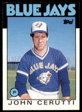 1986 TOPPS TRADED JOHN CERUTTI . TORONTO BLUE JAYS #23T