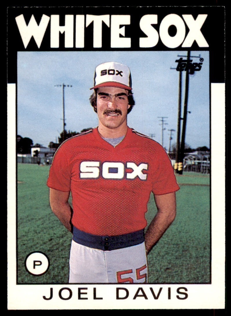 1986 TOPPS TRADED JOEL DAVIS . CHICAGO WHITE SOX #30T