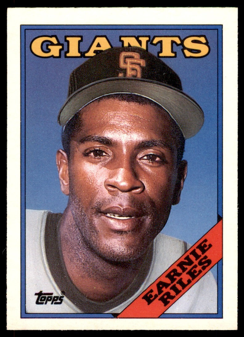 1988 TOPPS TRADED EARNIE RILES . SAN FRANCISCO GIANTS #93T