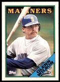 1988 TOPPS TRADED GLENN WILSON . SEATTLE MARINERS #129T