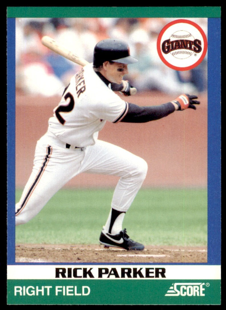 1991 SCORE 100 RISING STARS RICK PARKER . SAN FRANCISCO GIANTS #11
