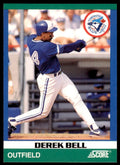 1991 SCORE 100 RISING STARS DEREK BELL . TORONTO BLUE JAYS #32