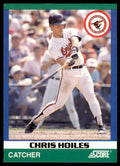 1991 SCORE 100 RISING STARS CHRIS HOILES . BALTIMORE ORIOLES #34