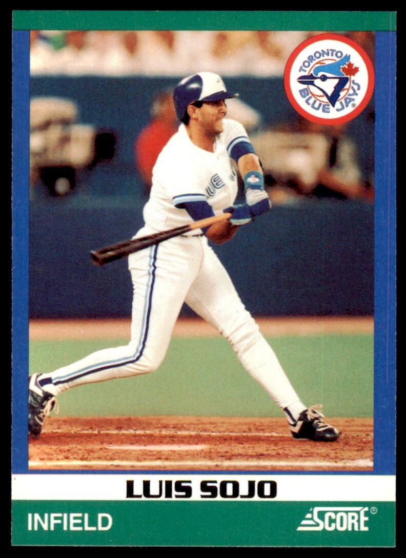 1991 SCORE 100 RISING STARS LUIS SOJO .  BLUE JAYS #43