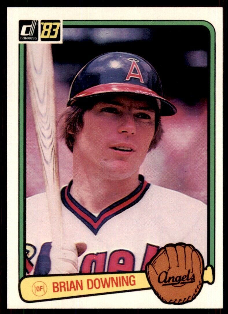 1983 DONRUSS BRIAN DOWNING CALIFORNIA ANGELS #367
