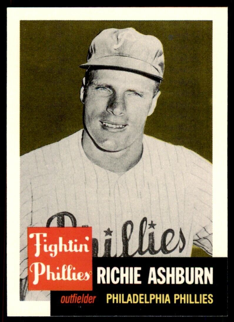 1991 TOPPS ARCHIVES 1953 RICHIE ASHBURN . PHILADELPHIA PHILLIES #311