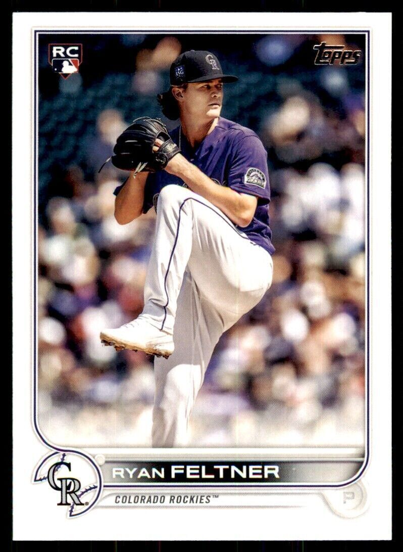 2022 TOPPS,. RYAN FELTNER COLORADO ROCKIES #373