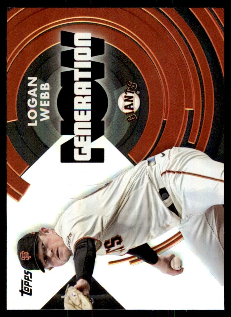 2022 TOPPS* LOGAN WEBB SAN FRANCISCO GIANTS #GN-49