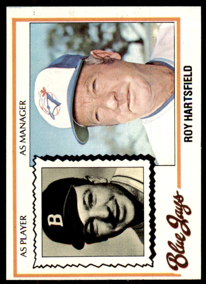 1978 TOPPS ROY HARTSFIELD TORONTO BLUE JAYS #444