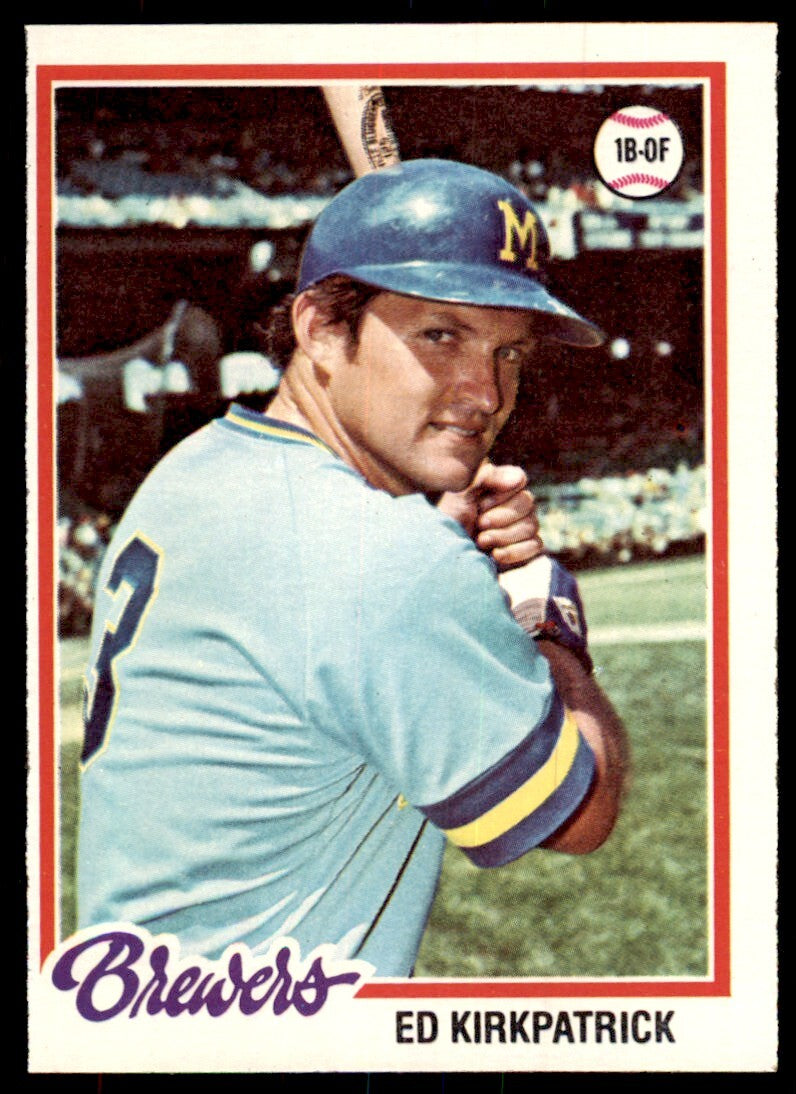 1978 TOPPS ED KIRKPATRICK BREWERS #77