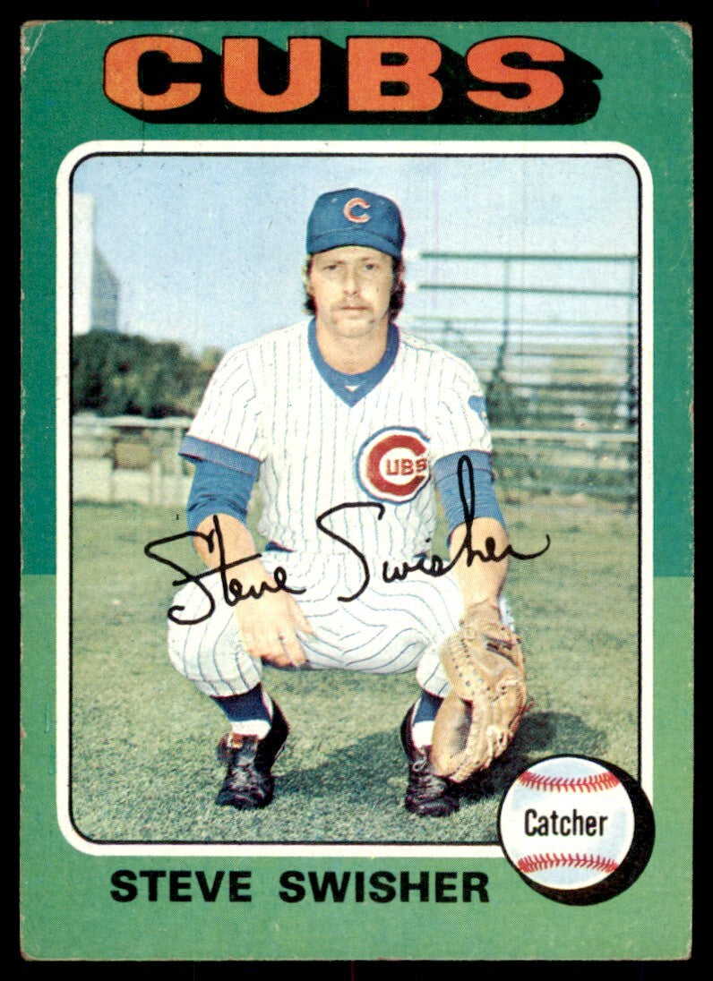 1975 TOPPS STEVE SWISHER CHICAGO CUBS #63 (T101)